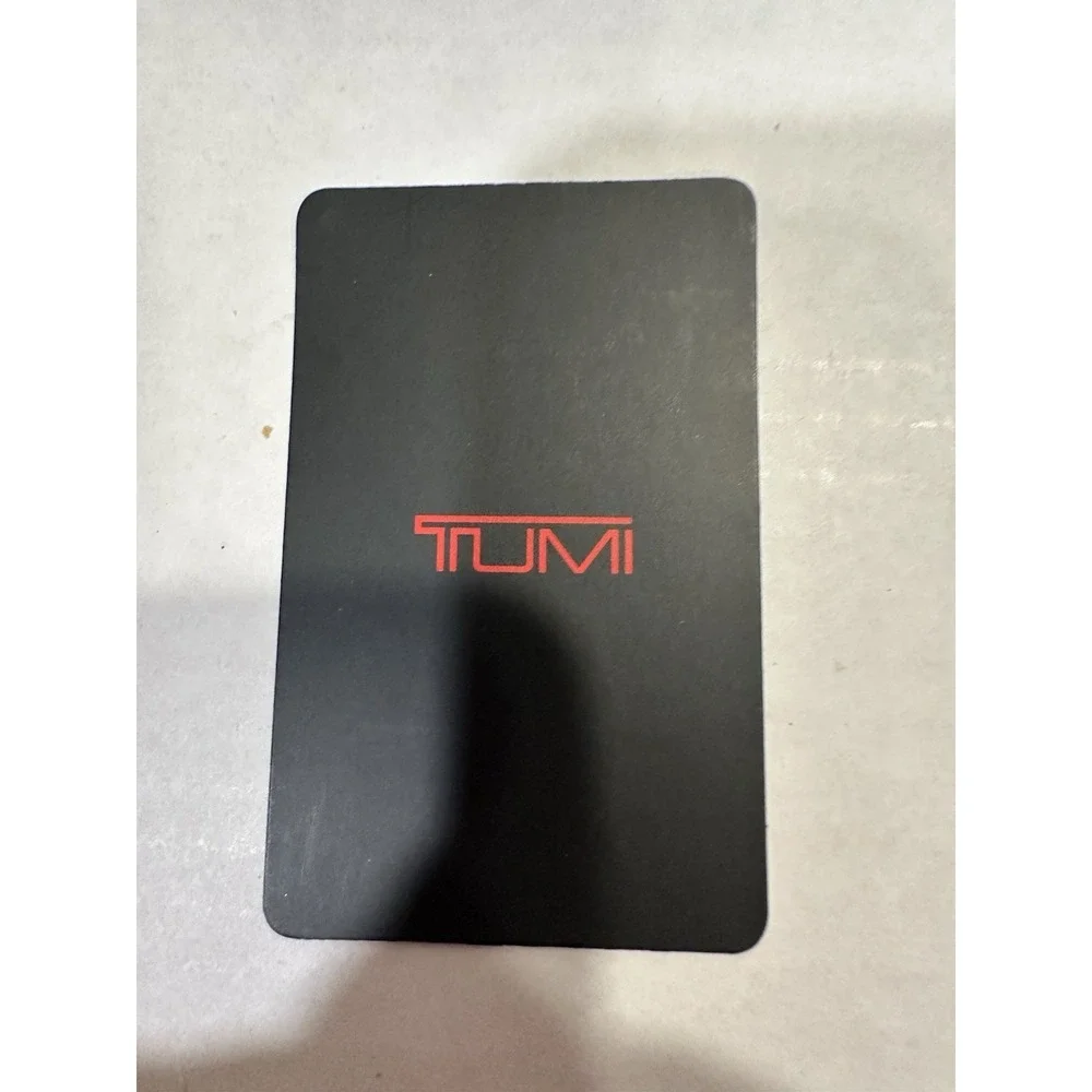 TUMI Alpha SLG Breast Pocket Wallet Black New With Tags